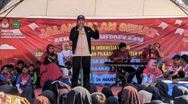 Dok. Pelaksanaan JJS di acara semarak kemerdekaan RI ke-79 sekaligus sosialisasi tahapan Pilgub dan Pilkada 2024