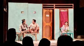 Pertunjukan teater menandai puncak rangkaian kegiatan Festival Sastra-Sains 