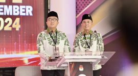Pasangan calon Bupati Pamekasan nomor urut 03, Ra Baqir-Taufadi.