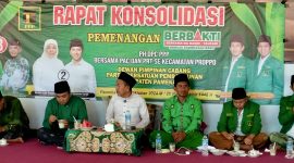Konsolidasi internal PPP Pamekasan yang diadakan di Pondok Pesantren Gunung Sari Pamekasan.