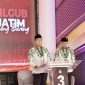 Paslon BERBAKTI, Ra Baqir-Taufadi di acara debat publik pertama.