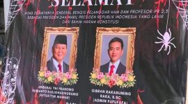 Dok. Karangan Bunga Satire Pelantikan Presiden 