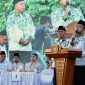 Pasangan calon Bupati dan Wakil Bupati nomor urut 3, Muhammad Baqir Aminatullah dan Taufadi (BERBAKTI) di acara kapanye damai yang diselenggarakan KPU Pamekasan.