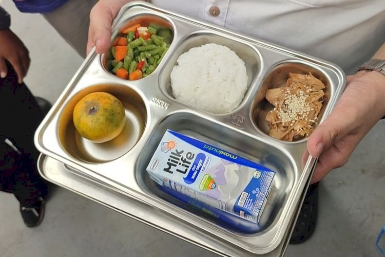 Contoh menu makanan MBG. (Foto/ist)