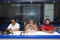 Tangkap layar Zoom Meeting Diskominfo Pamekasan