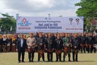 Forkopimda berfoto bersama usai Upacara Harjad ke-495 di Lapangan Nagara Bhakti, (Dok. SuaraNet.id)