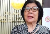 Mintarsih A. Latief di Gedung Mahkamah Agung.