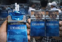 Rokok ilegal SendangBiru.