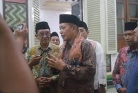 Kunjungan Menteri Koperasi (Menkop) RI Ferry Juliantono disambut langsung oleh Bupati Pamekasan KH. Kholilurrahman beserta Wakilnya H. Sukriyanto di Pendopo Ronggosukowati (foto: SuaraNet.id)
