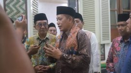 Kunjungan Menteri Koperasi (Menkop) RI Ferry Juliantono disambut langsung oleh Bupati Pamekasan KH. Kholilurrahman beserta Wakilnya H. Sukriyanto di Pendopo Ronggosukowati (foto: SuaraNet.id)